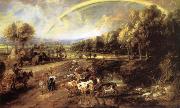 Peter Paul Rubens Landscape with Rainbow